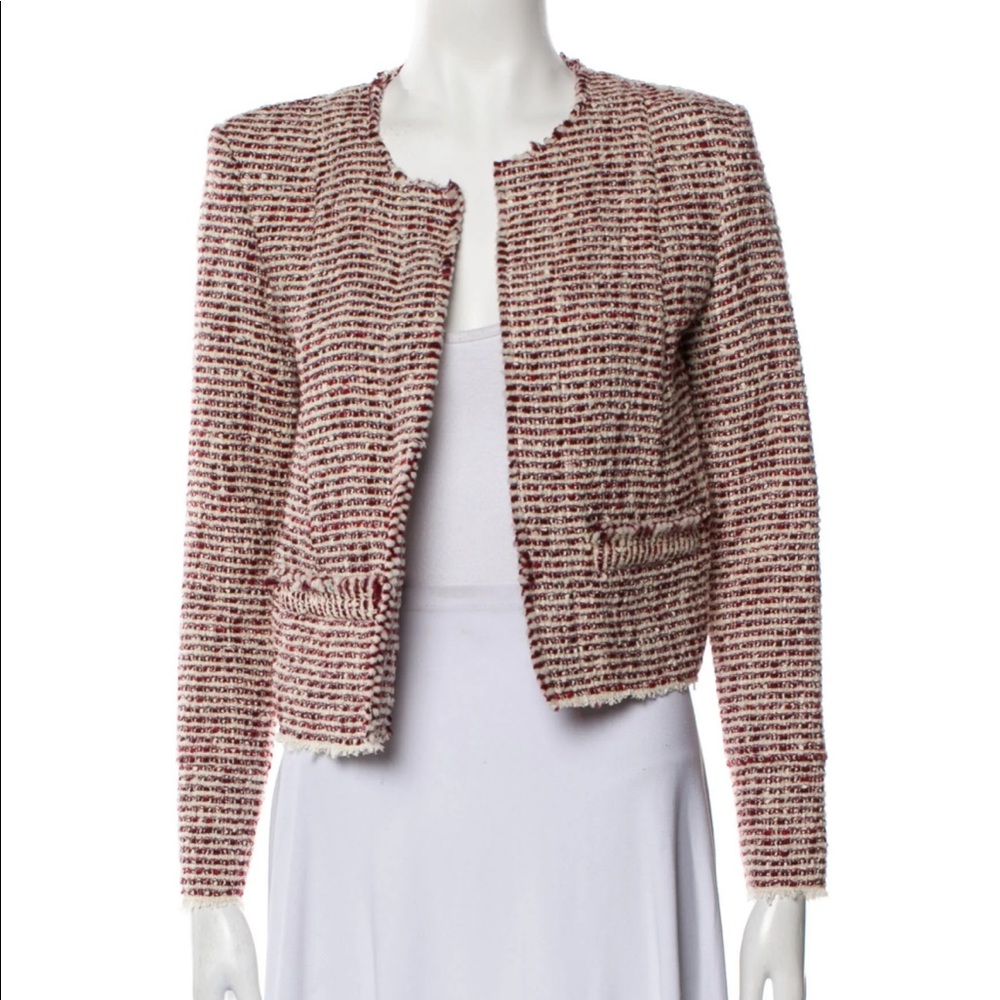 IRO Tweed Pattern Evening Jacket (size 38)